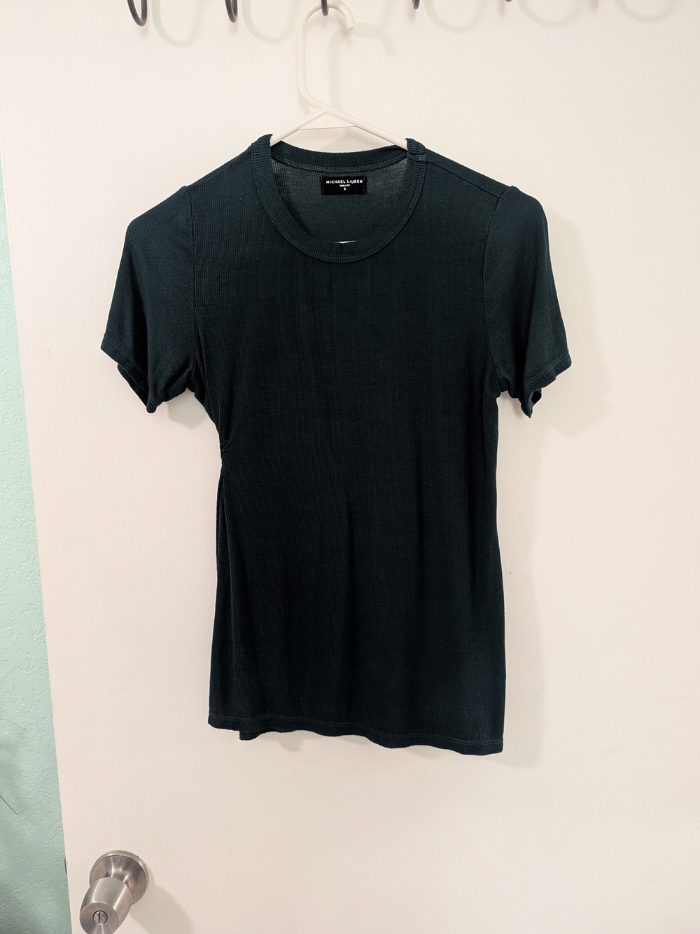 Michael Lauren Green Short Sleeve Top